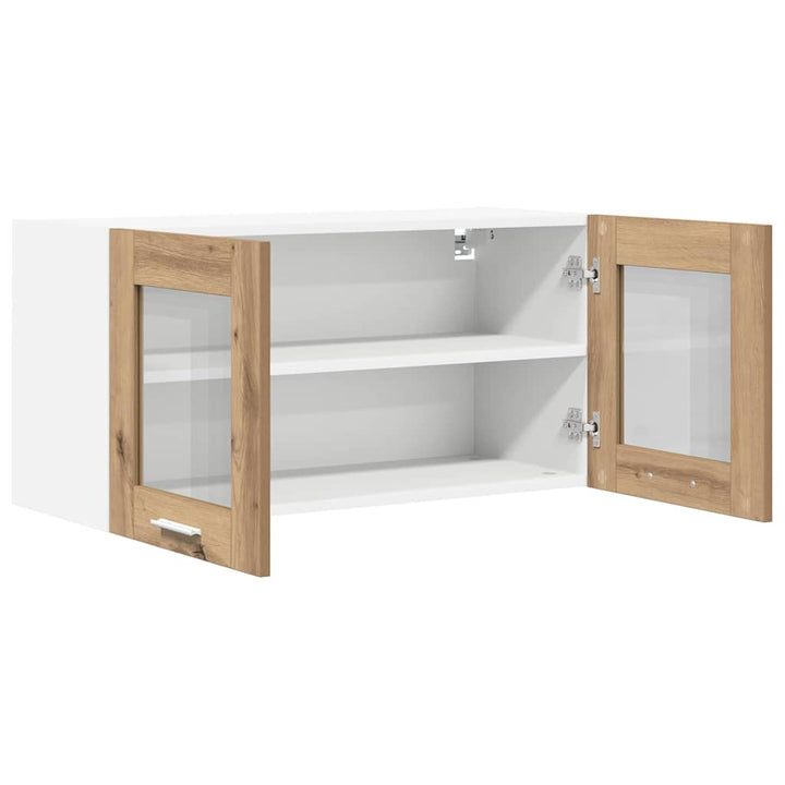 Hængeskab Artisan eg og hvid 80 x 31 x 40 cm Konstrueret træ