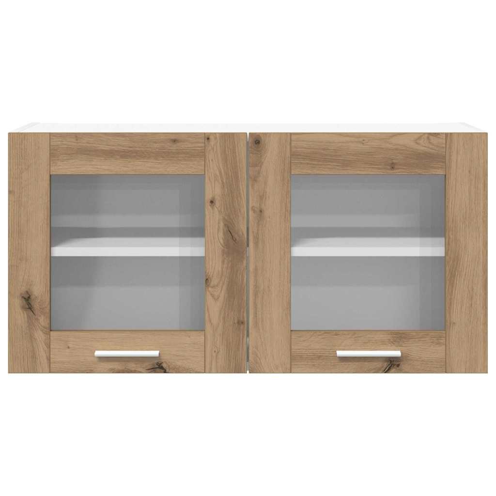 Hængeskab Artisan eg og hvid 80 x 31 x 40 cm Konstrueret træ