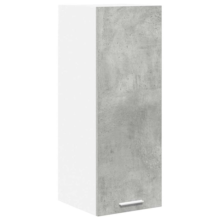 Hængeskab Beton grå og hvid 30 x 31 x 80 cm Konstrueret træ