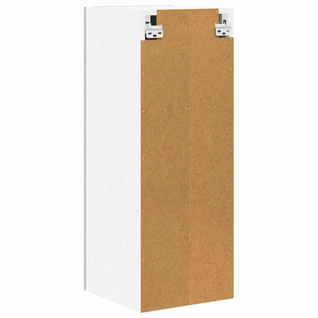 Hængeskab Beton grå og hvid 30 x 31 x 80 cm Konstrueret træ