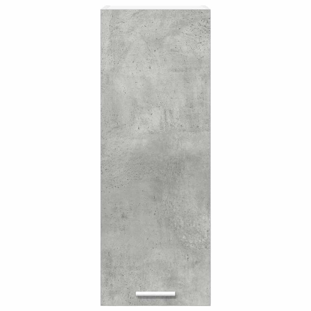 Hængeskab Beton grå og hvid 30 x 31 x 80 cm Konstrueret træ