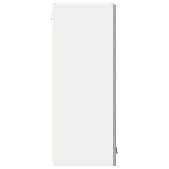 Hængeskab Beton grå og hvid 30 x 31 x 80 cm Konstrueret træ