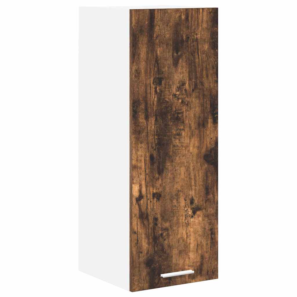 Hængeskab med dør Riga 2 pcs Røget Eg og Hvid 30 x 31 x 80 cm