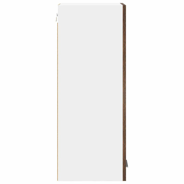 Hængeskab med dør Riga 2 pcs Røget Eg og Hvid 30 x 31 x 80 cm
