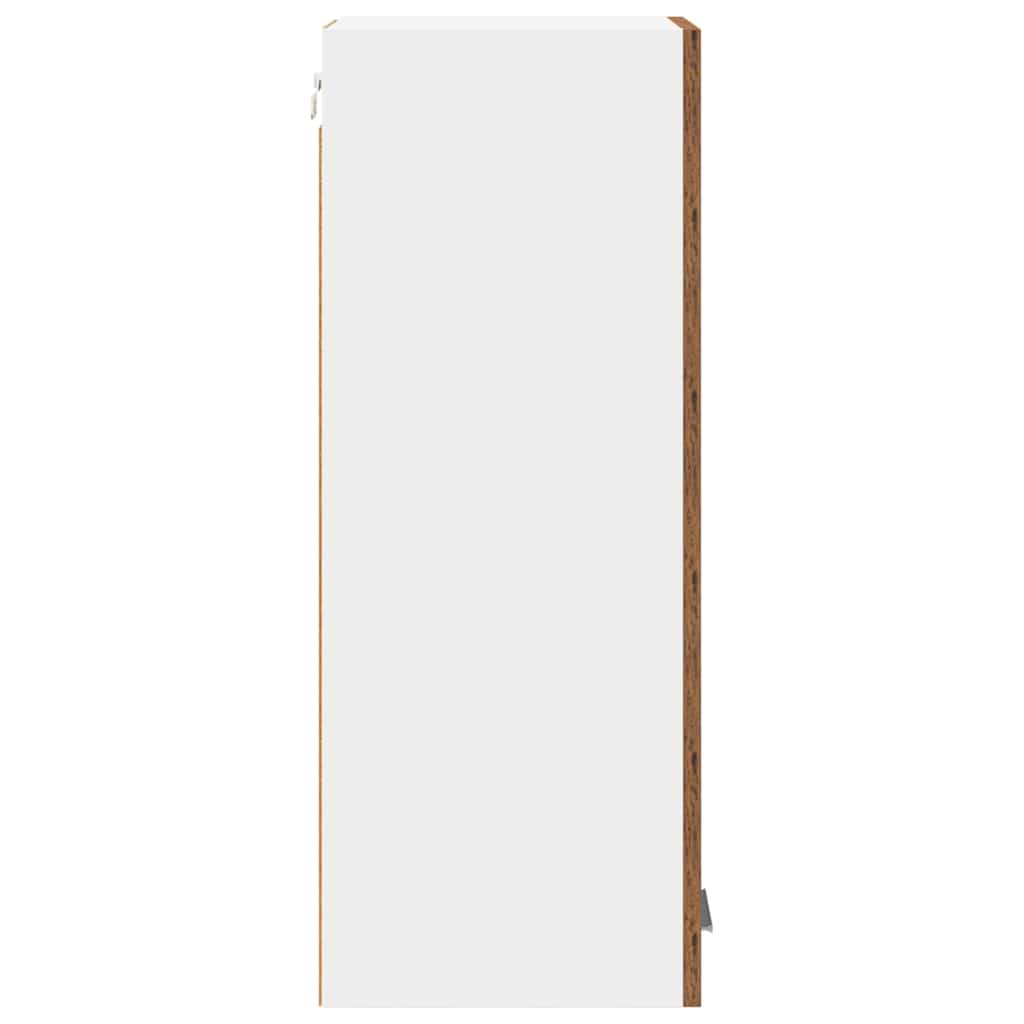 Hængeskab Gammelt træ og Hvid 30 x 31 x 80 cm Konstrueret træ