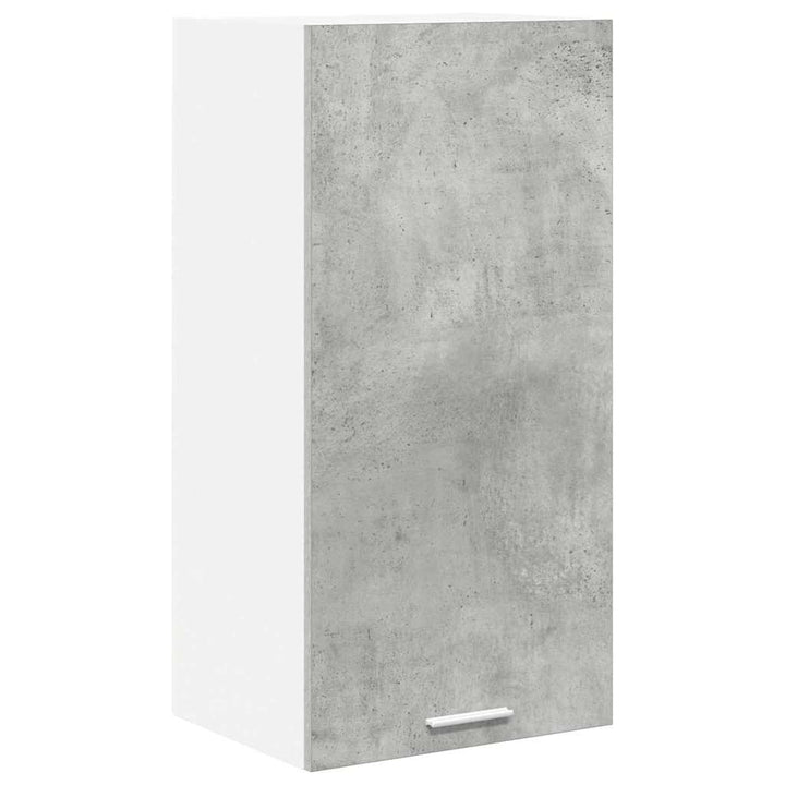 Hængeskab Beton grå og hvid 40 x 31 x 80 cm Konstrueret træ