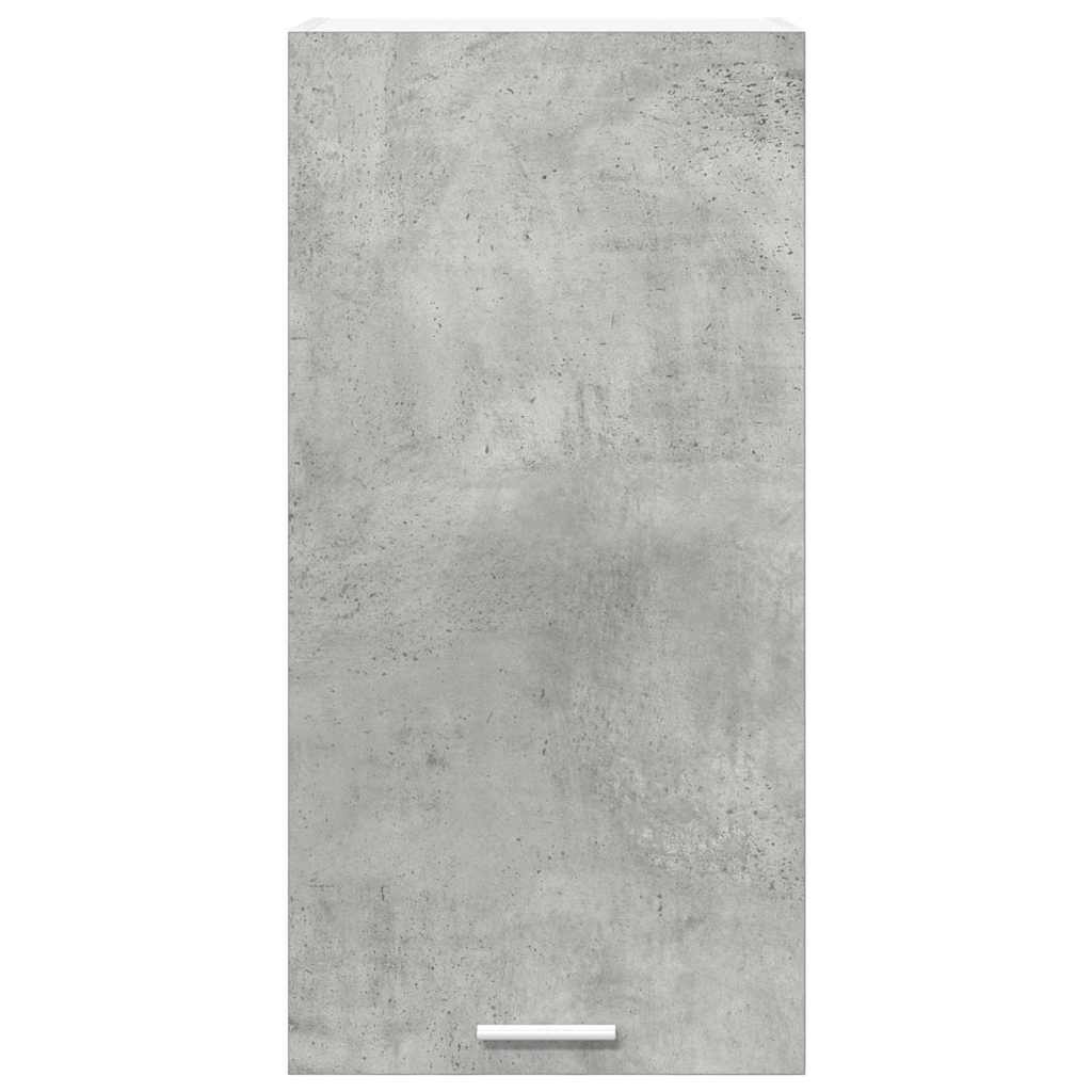 Hængeskab Beton grå og hvid 40 x 31 x 80 cm Konstrueret træ