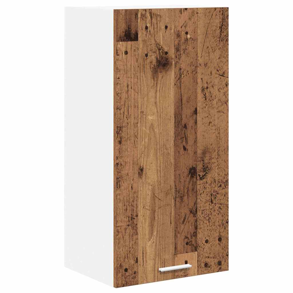 Hængeskab Gammelt træ og Hvid 40 x 31 x 80 cm Konstrueret træ