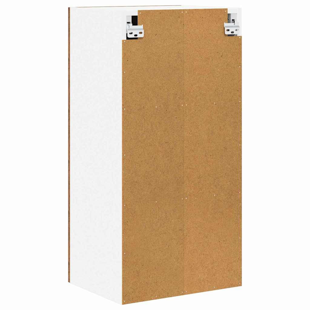 Hængeskab Gammelt træ og Hvid 40 x 31 x 80 cm Konstrueret træ