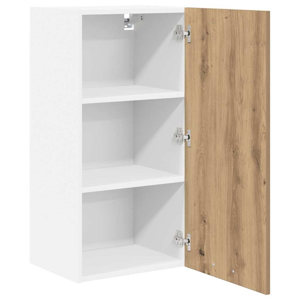 Hængeskab Artisan eg og hvid 40 x 31 x 80 cm Konstrueret træ