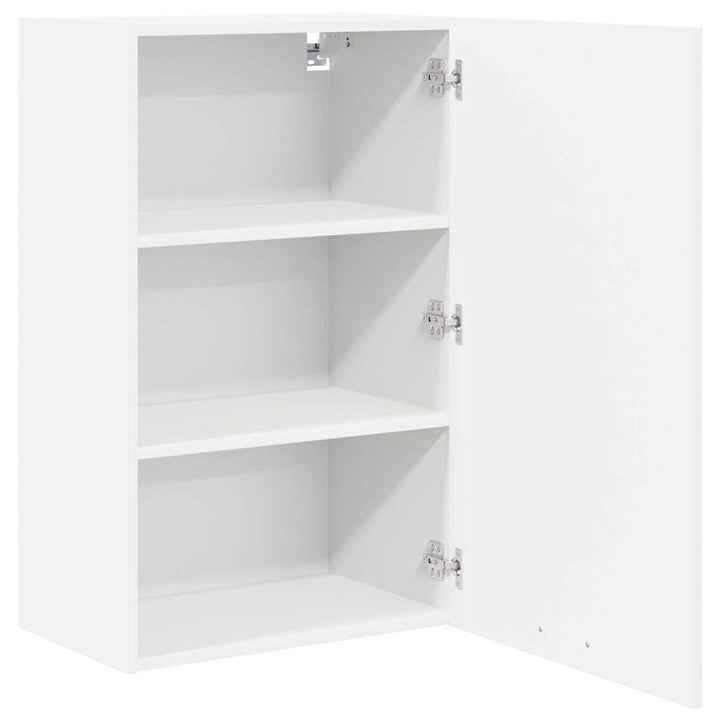 Hængeskab med opbevaring Hvid 50 x 31 x 80 cm Konstrueret træ