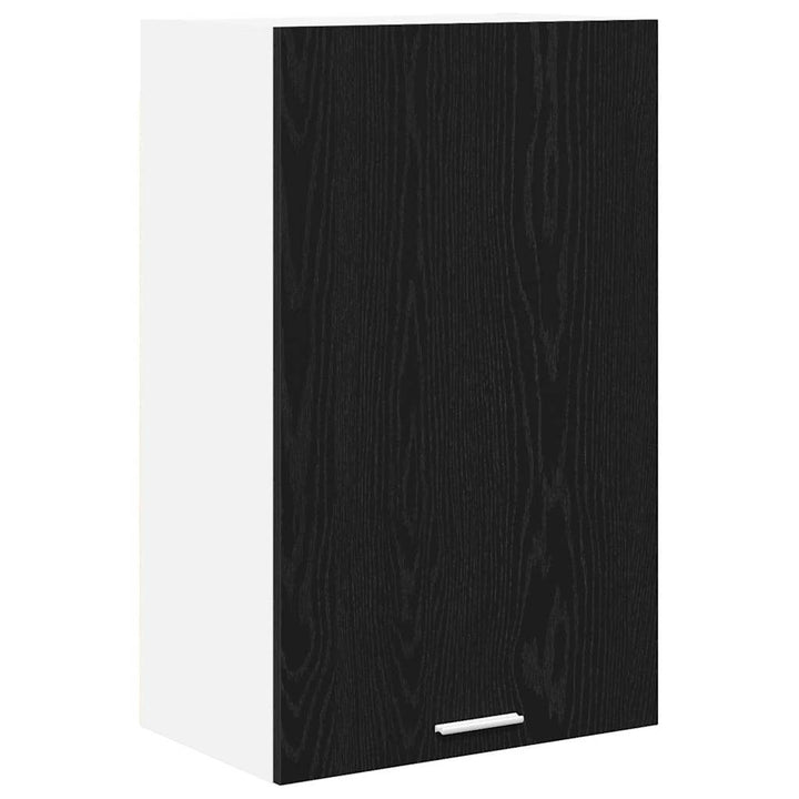 Hængeskab Sort Eg og Hvid 50 x 31 x 80 cm Konstrueret træ