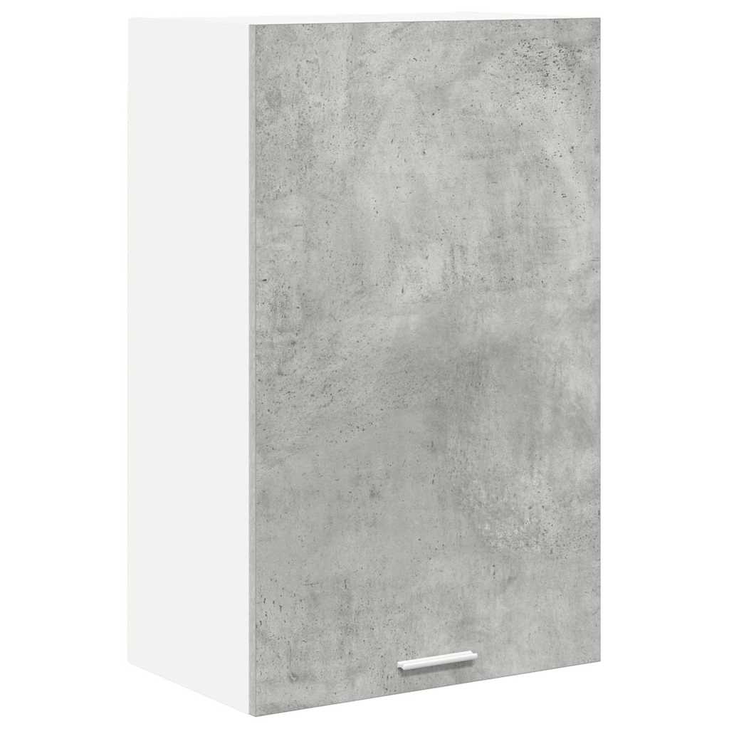 Hængeskab Beton grå og hvid 50 x 31 x 80 cm Konstrueret træ