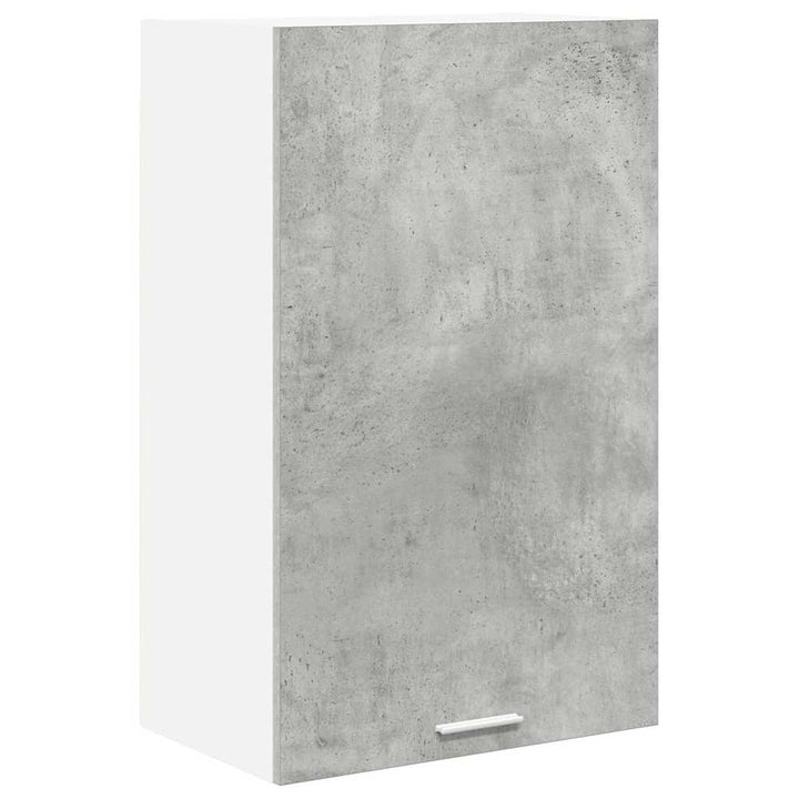 Hængeskab Beton grå og hvid 50 x 31 x 80 cm Konstrueret træ