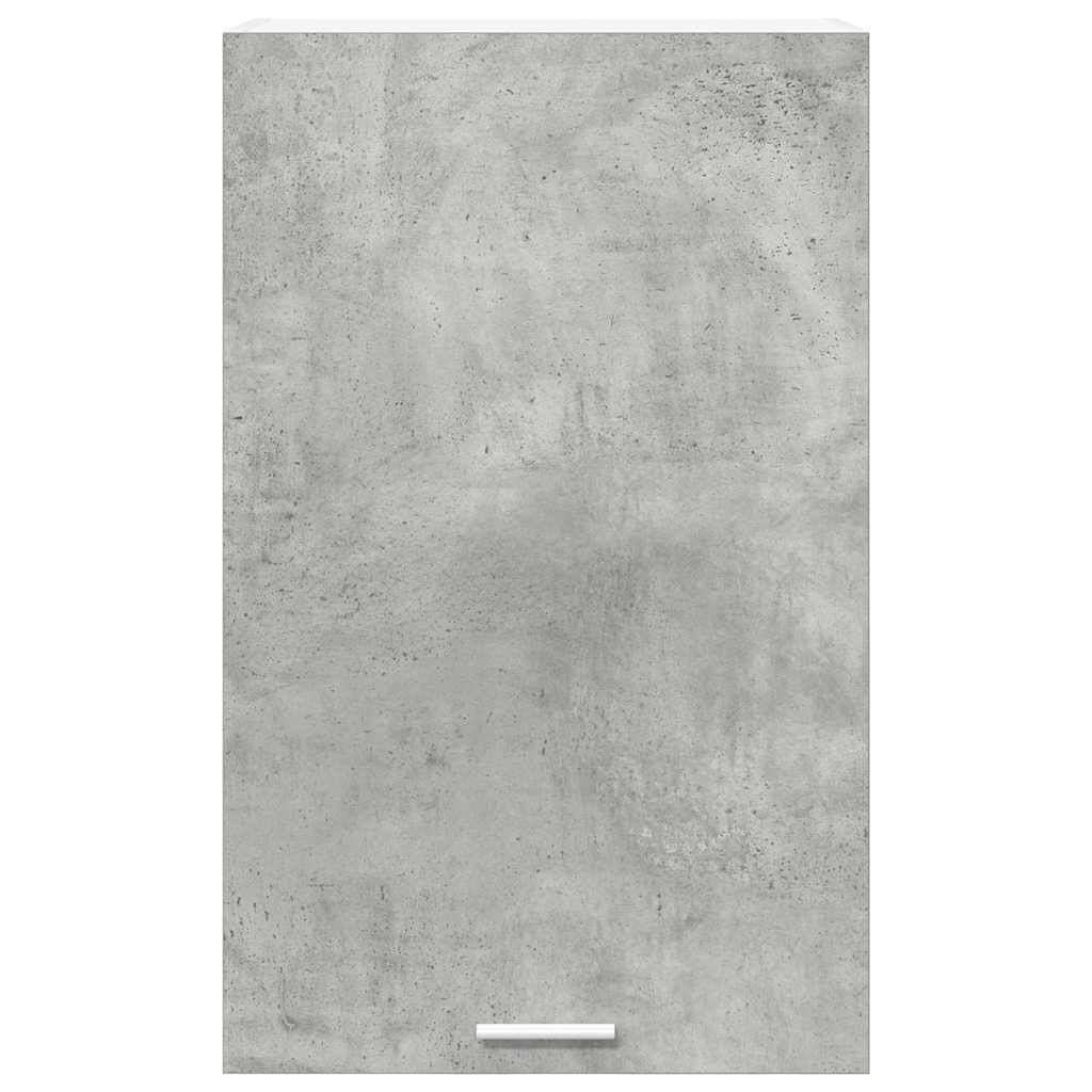 Hængeskab Beton grå og hvid 50 x 31 x 80 cm Konstrueret træ
