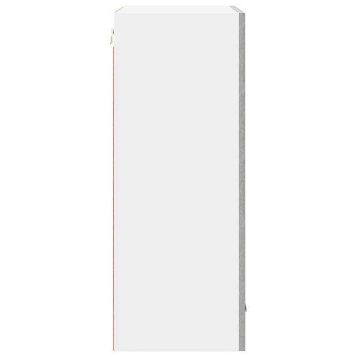 Hængeskab Beton grå og hvid 50 x 31 x 80 cm Konstrueret træ