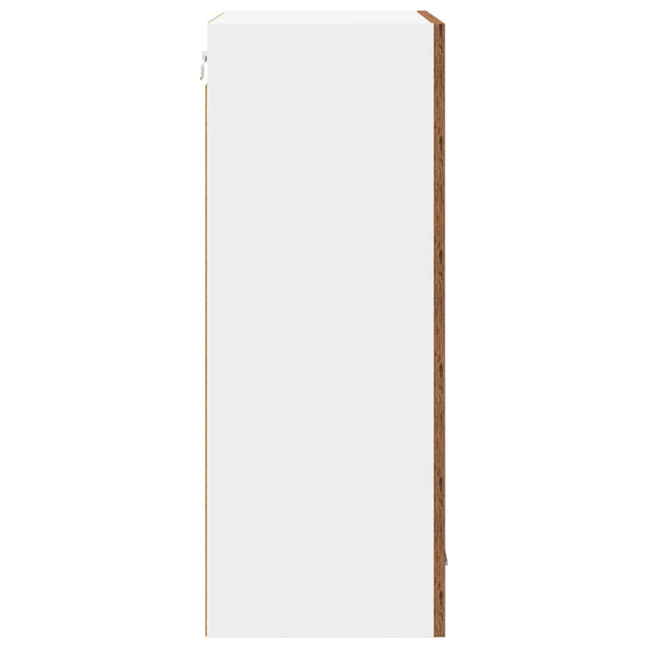Hængeskab Gammelt træ og Hvid 50 x 31 x 80 cm Konstrueret træ