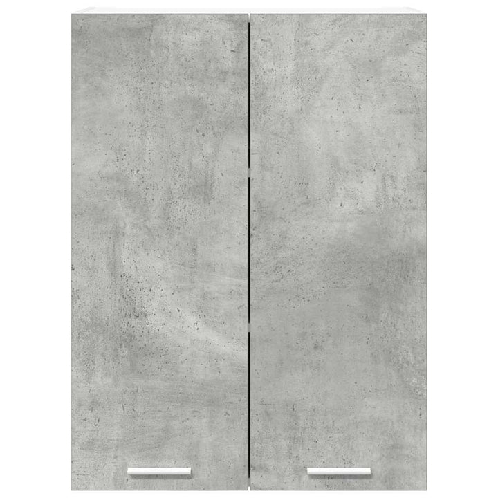 Hængeskab med dør Beton Grå 60 x 31 x 80 cm Konstrueret træ
