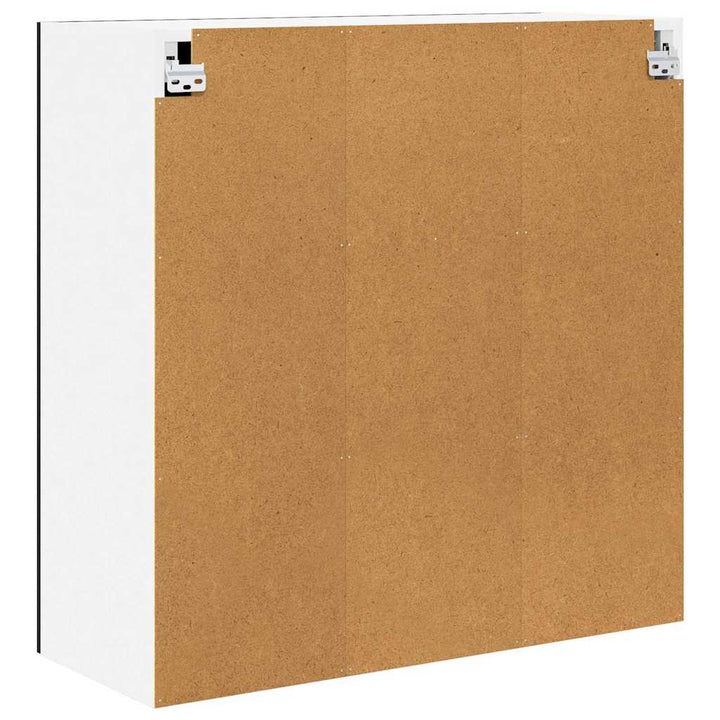 Hængeskab med dør Sort eg 80 x 31 x 80 cm Konstrueret træ