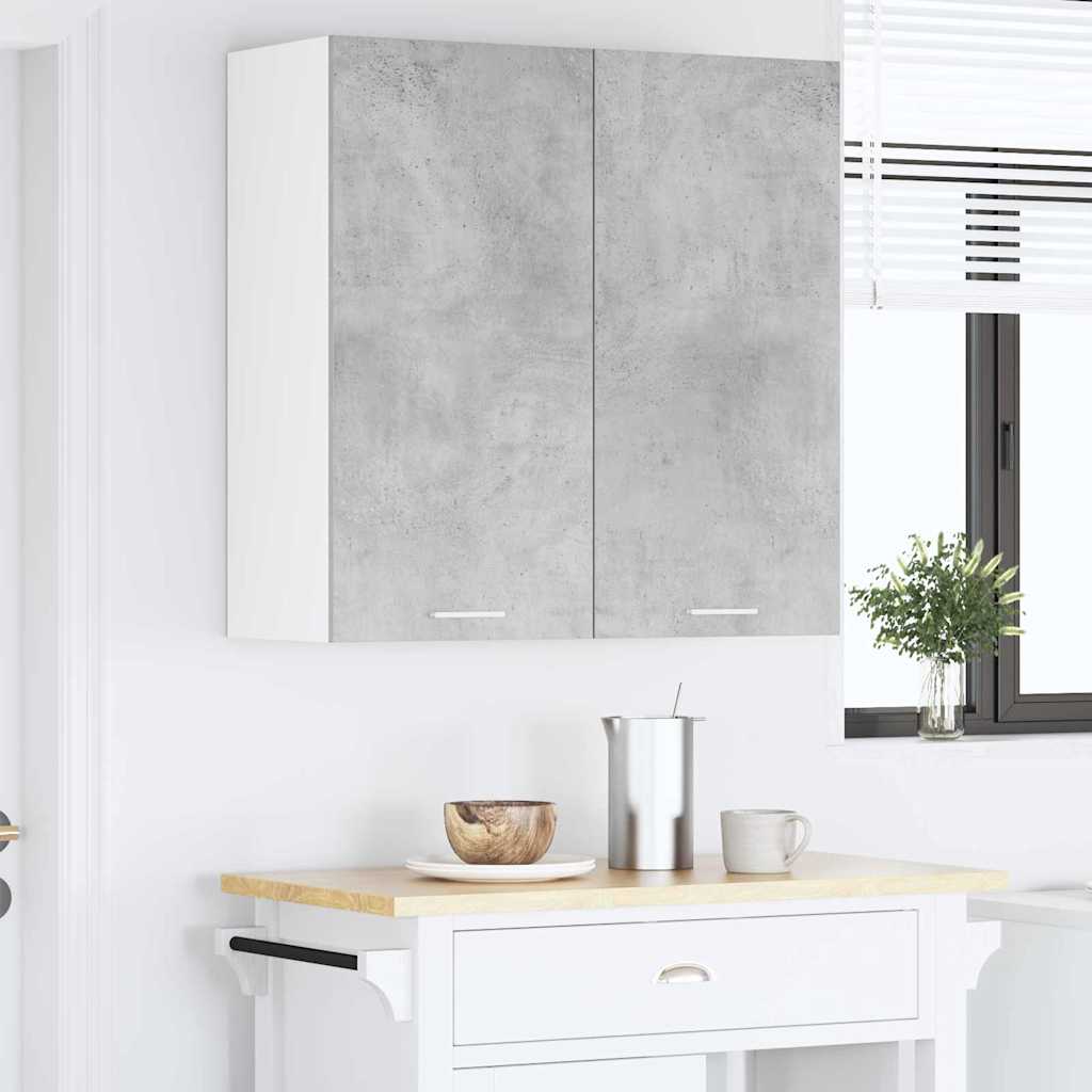Hængeskab Beton Grå 80 x 31 x 80 cm Konstrueret træ