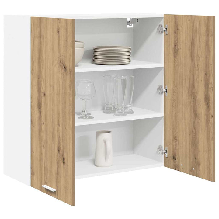 Hængeskab Artisan Egetræ 80 x 31 x 80 cm Konstrueret træ