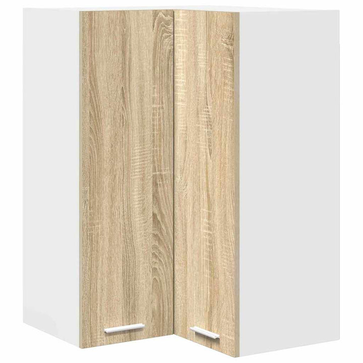 Hængeskab Sonoma Eg og Hvid 57 x 57 x 80 cm Konstrueret træ