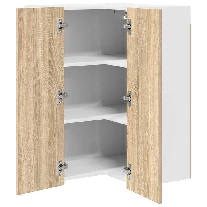 Hængeskab Sonoma Eg og Hvid 57 x 57 x 80 cm Konstrueret træ
