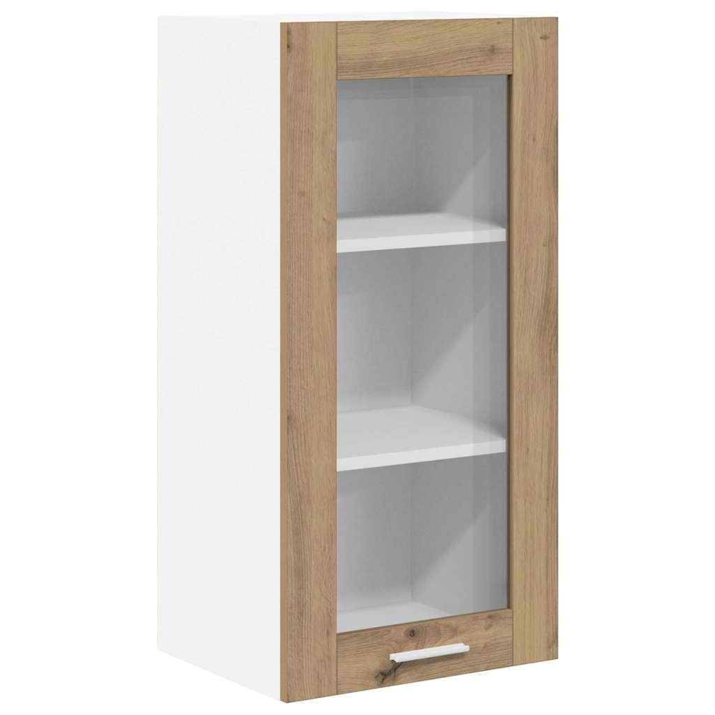 Hængeskab 2 pcs Artisan Egetræ 40 x 31 x 80 cm Konstrueret træ
