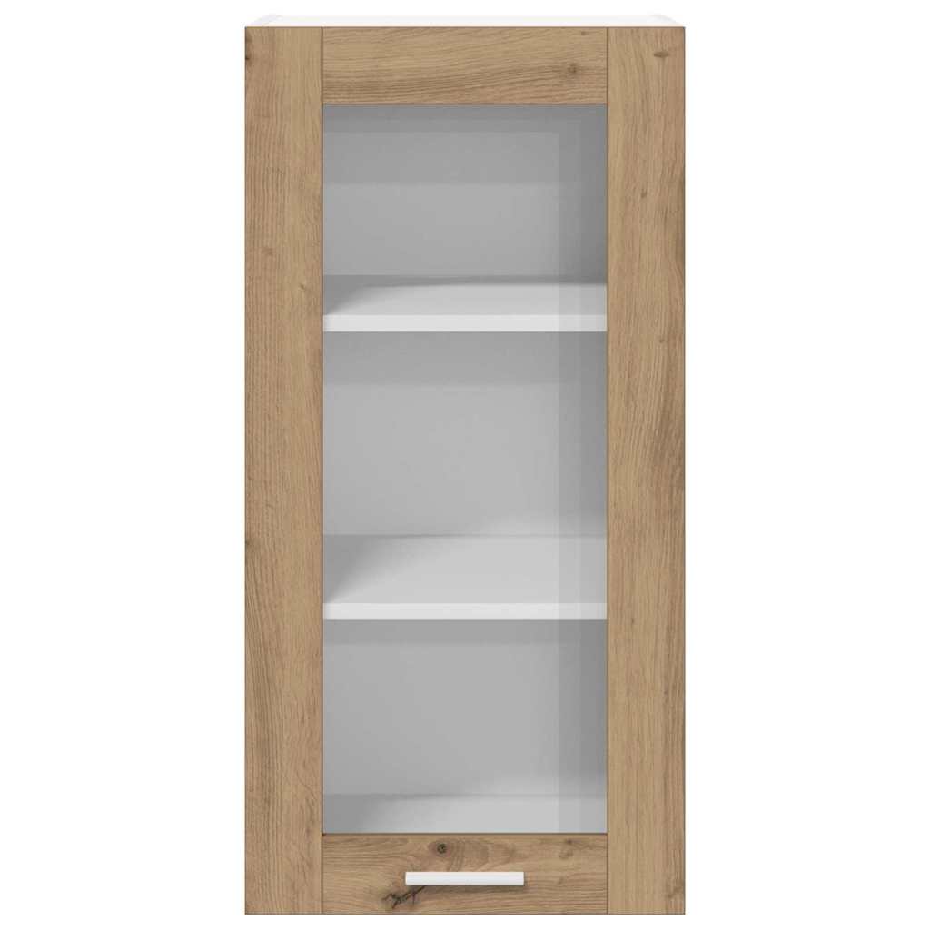 Hængeskab 2 pcs Artisan Egetræ 40 x 31 x 80 cm Konstrueret træ