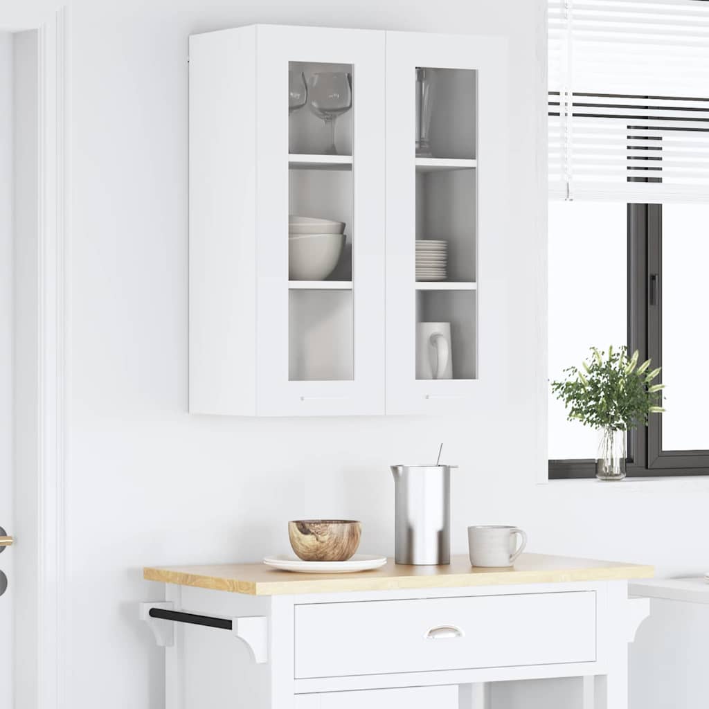 Hængeskab Hvid 60 x 31 x 80 cm Konstrueret træ