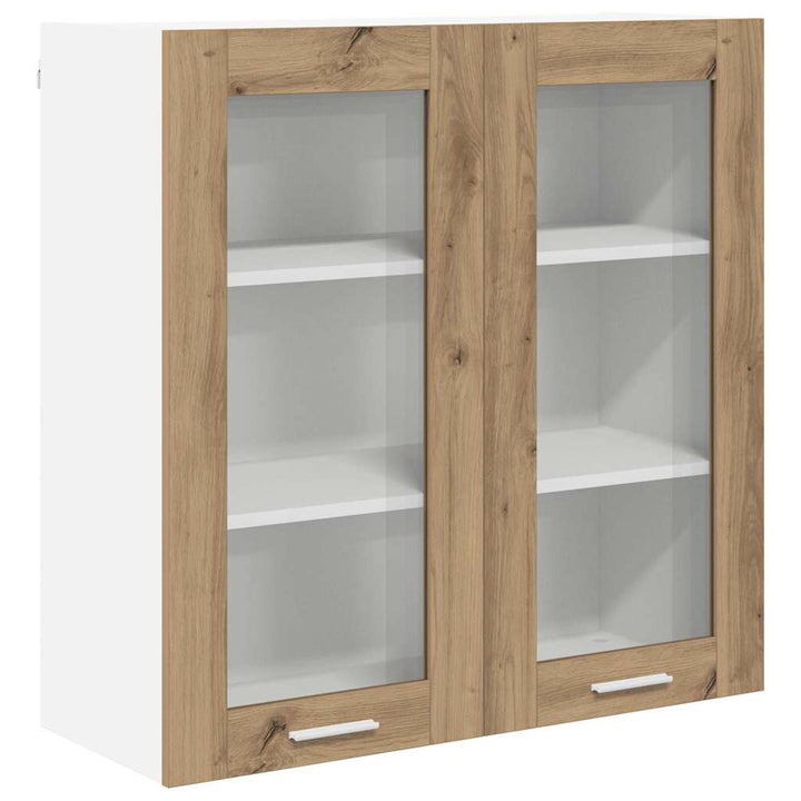 Hængeskab Artisan Egetræ 80 x 31 x 80 cm Konstrueret træ