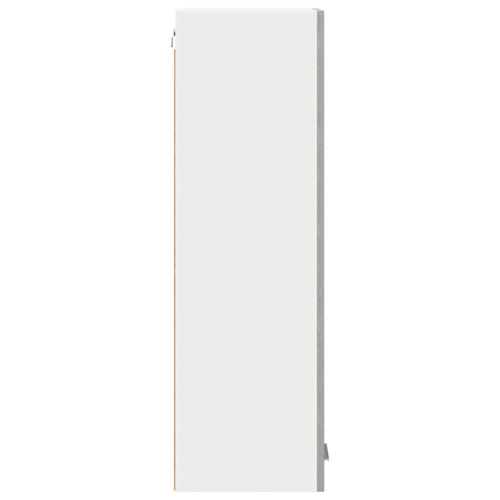 Hængeskab med dør Beton Grå 30 x 31 x 100 cm Konstrueret træ