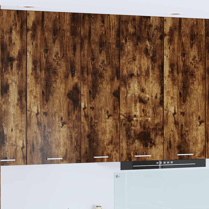 Hængeskab med dør Røget eg 30 x 31 x 100 cm Konstrueret træ