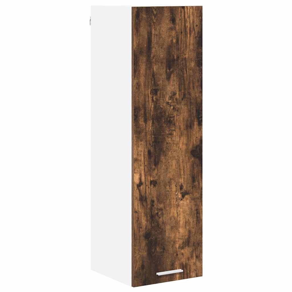 Hængeskab med dør Røget eg 30 x 31 x 100 cm Konstrueret træ
