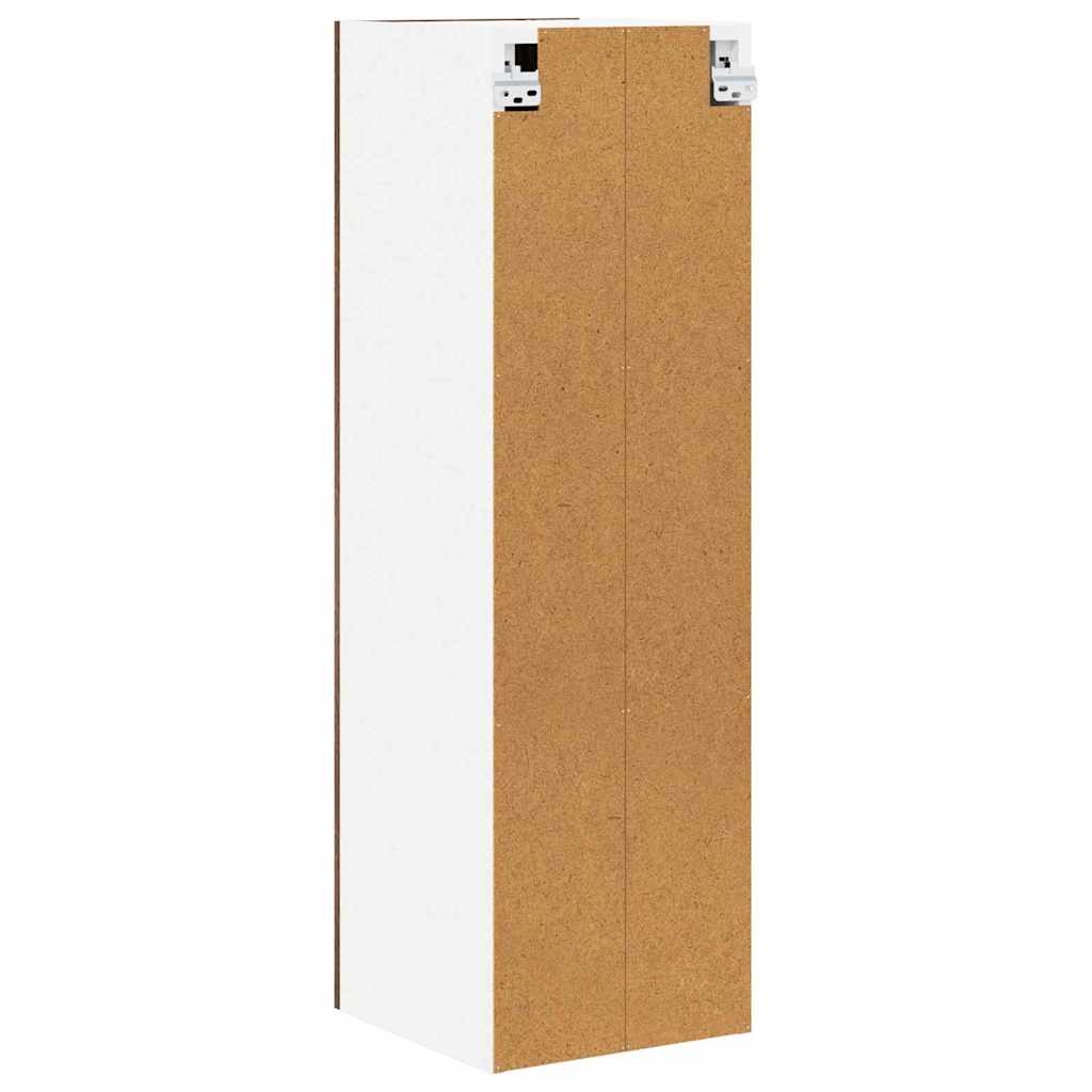 Hængeskab med dør Røget eg 30 x 31 x 100 cm Konstrueret træ