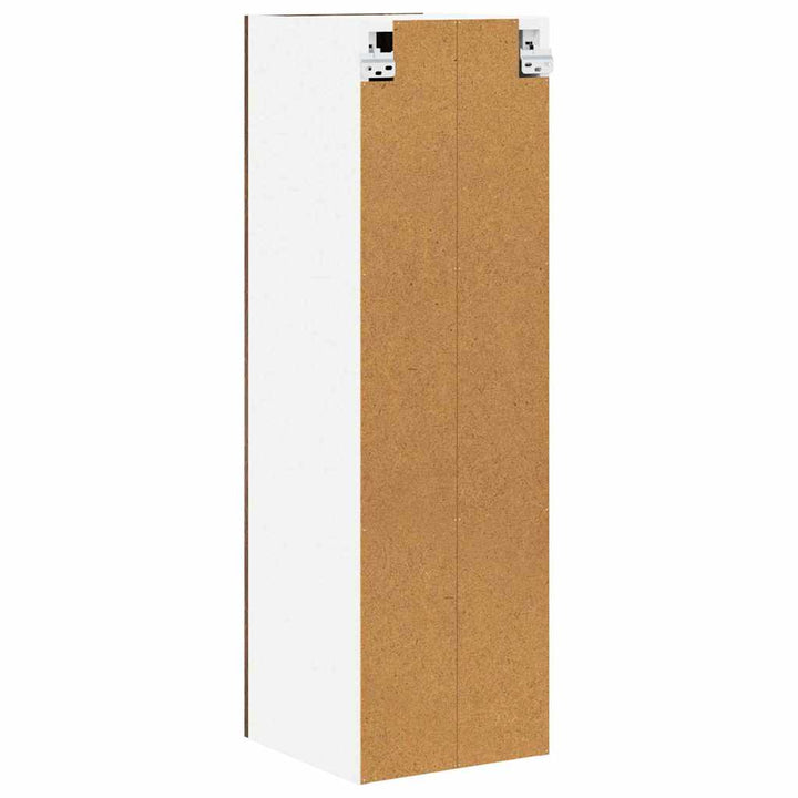 Hængeskab med dør Røget eg 30 x 31 x 100 cm Konstrueret træ