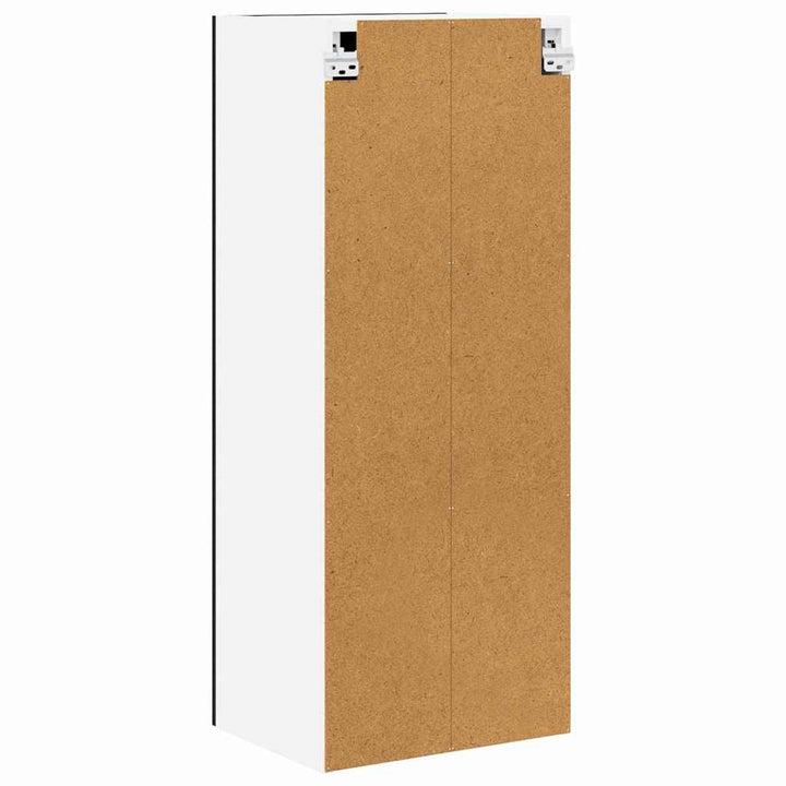 Hængeskab med dør Sort eg 40 x 31 x 100 cm Konstrueret træ
