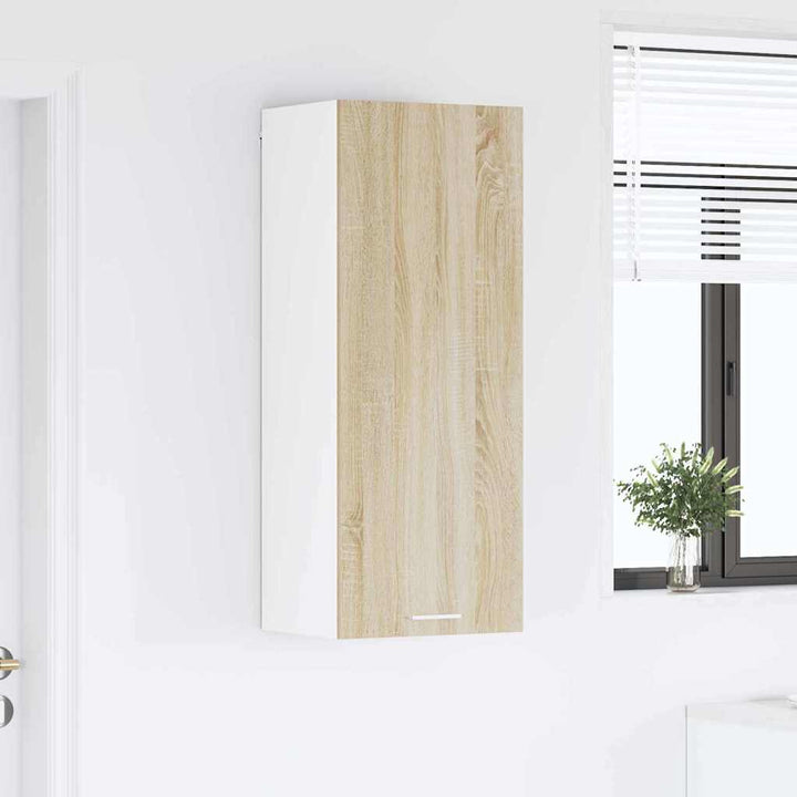 Hængeskab med dør Sonoma eg 40 x 31 x 100 cm Konstrueret træ