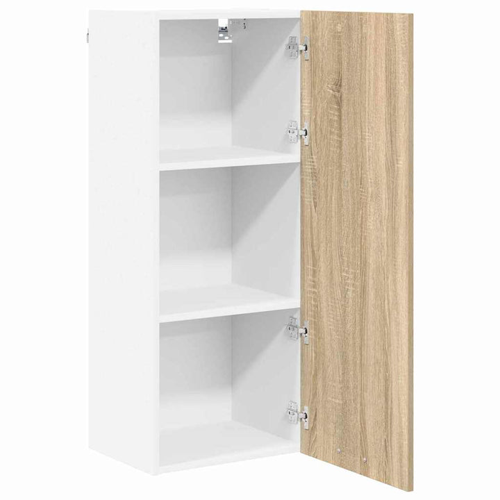 Hængeskab med dør Sonoma eg 40 x 31 x 100 cm Konstrueret træ