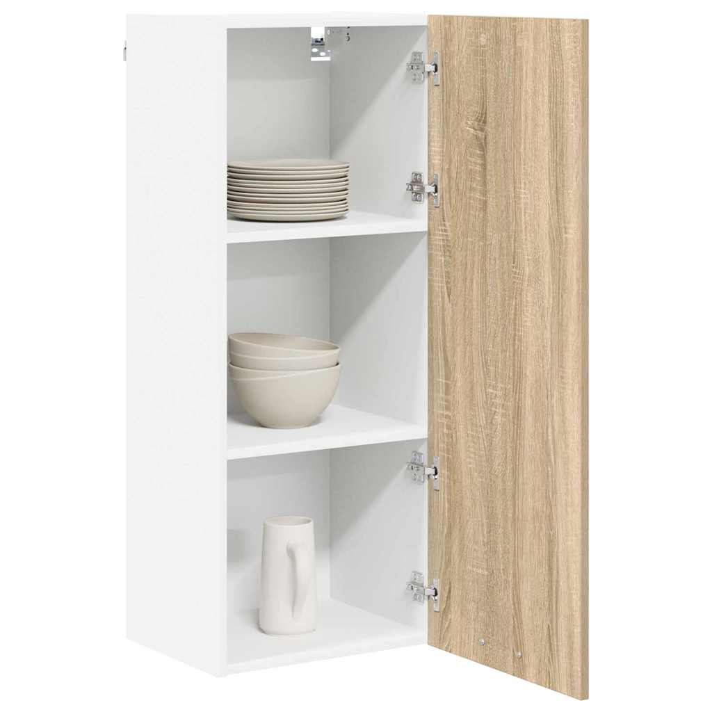 Hængeskab med dør Sonoma eg 40 x 31 x 100 cm Konstrueret træ