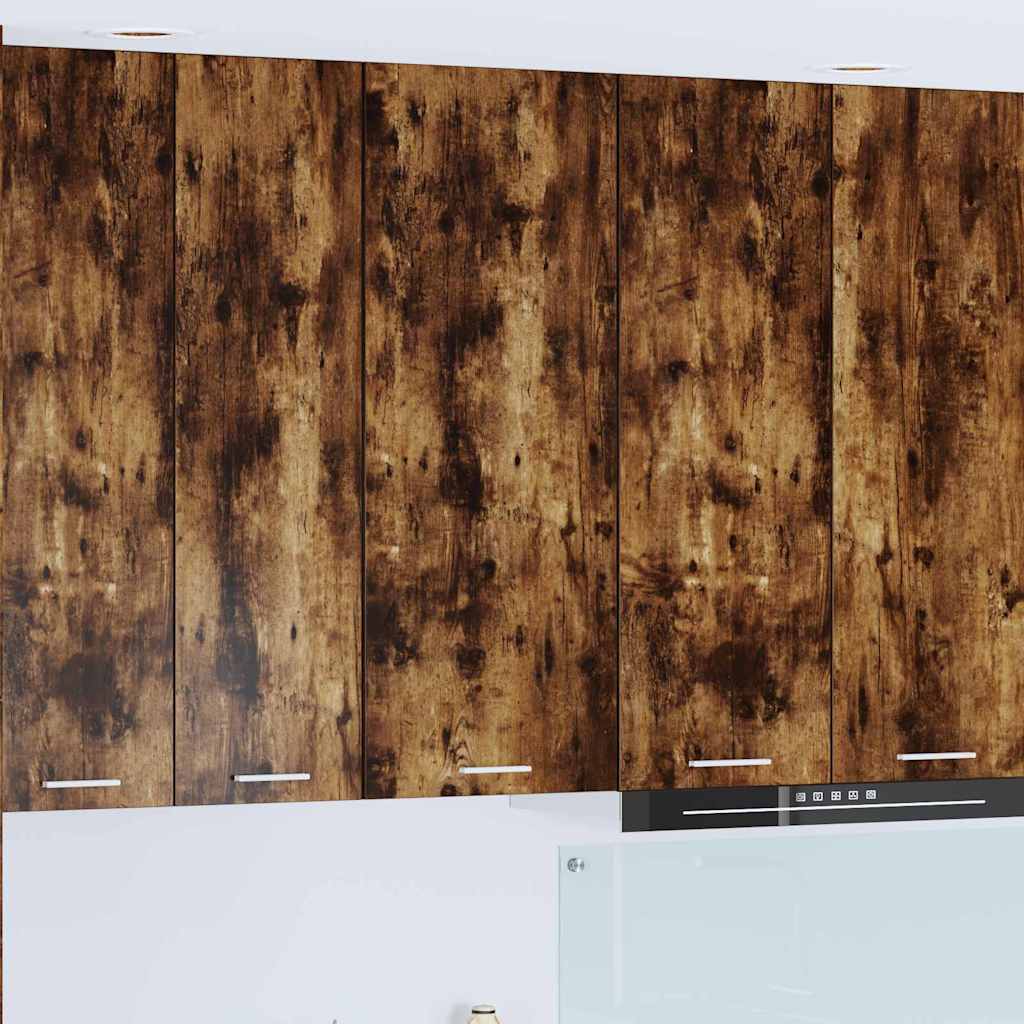 Hængeskab med dør Røget eg 40 x 31 x 100 cm Konstrueret træ