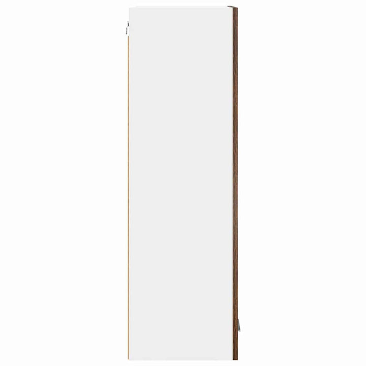 Hængeskab med dør Røget eg 40 x 31 x 100 cm Konstrueret træ