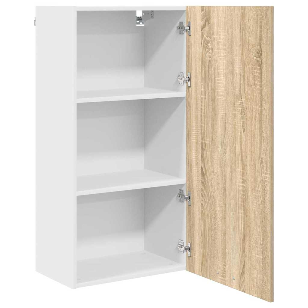 Hængeskab Sonoma Eg og Hvid 50 x 31 x 100 cm Konstrueret træ