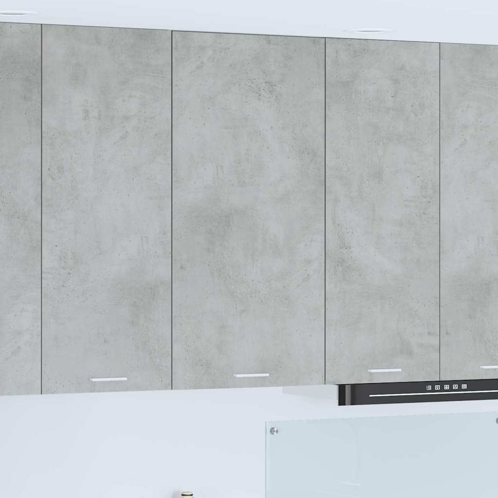 Hængeskab Beton grå og hvid 50 x 31 x 100 cm Konstrueret træ