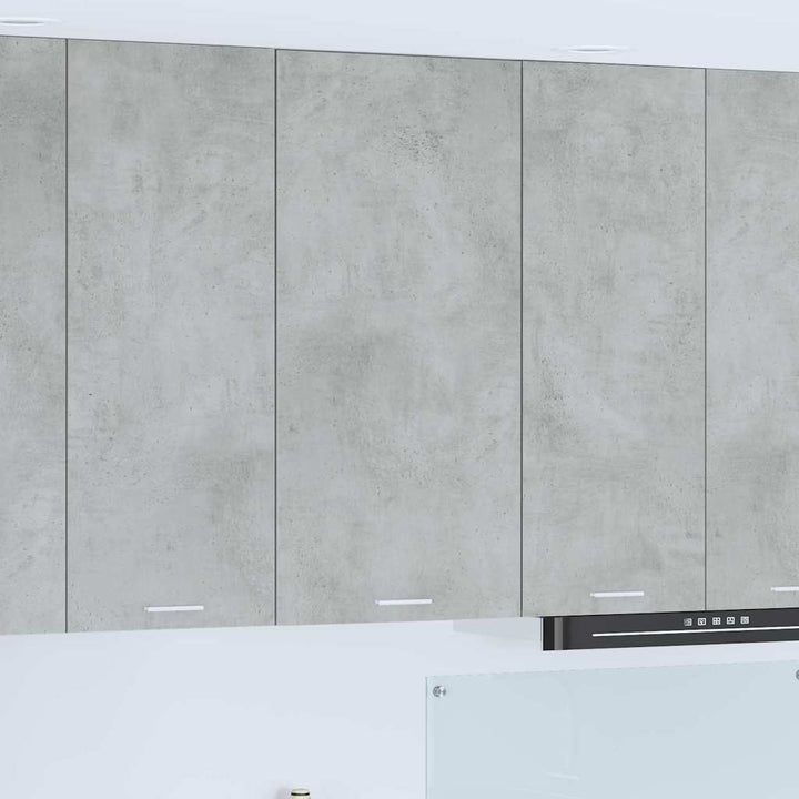 Hængeskab Beton grå og hvid 50 x 31 x 100 cm Konstrueret træ