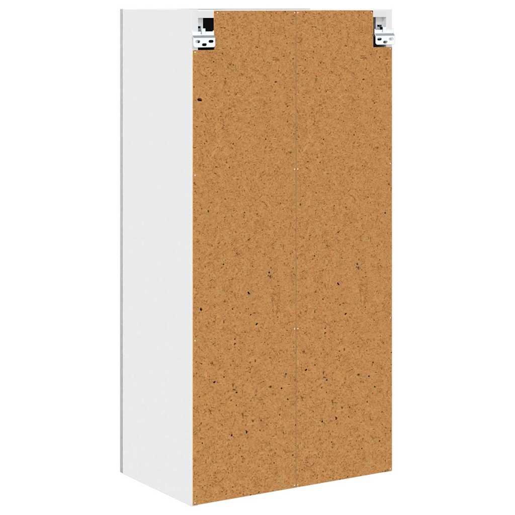 Hængeskab Beton grå og hvid 50 x 31 x 100 cm Konstrueret træ