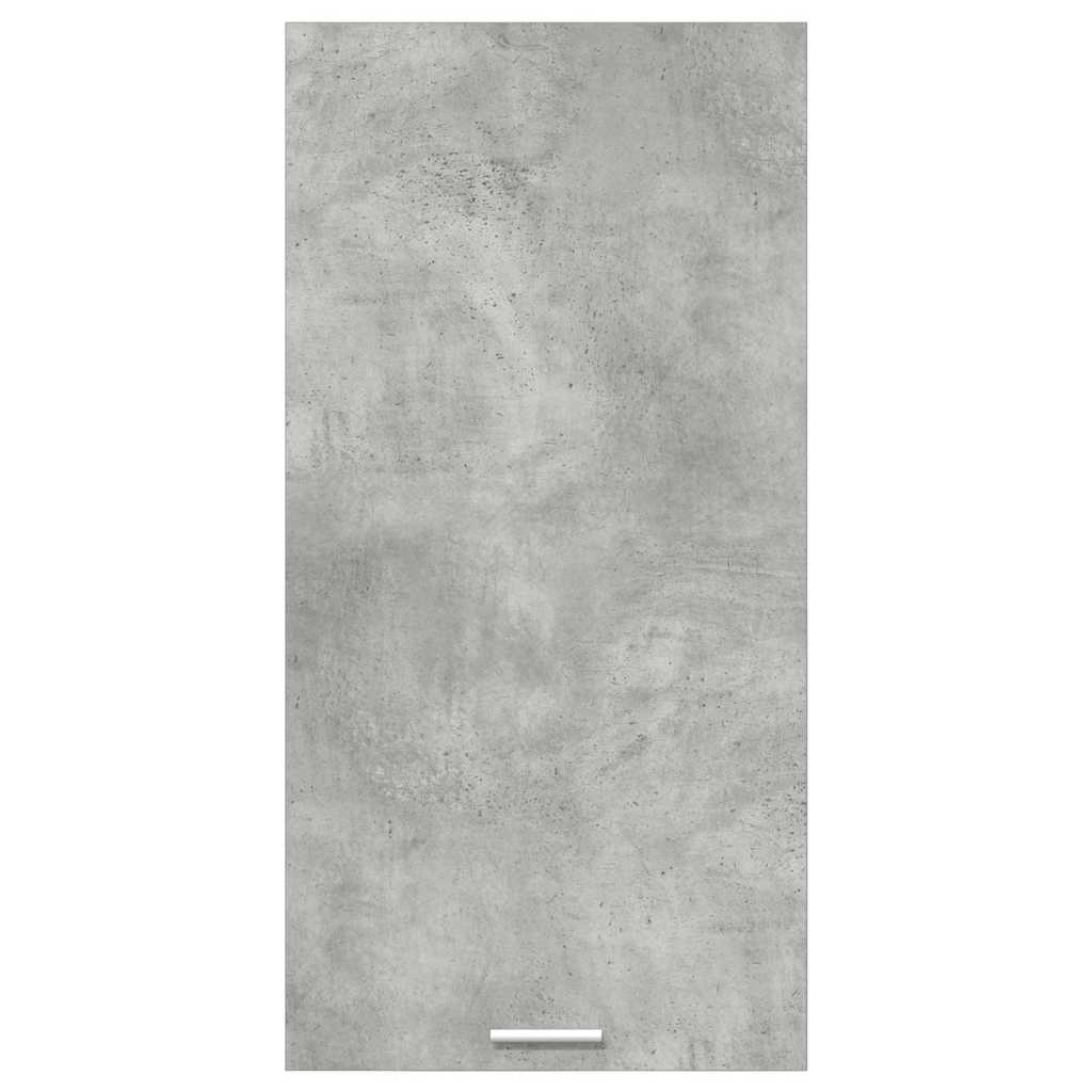 Hængeskab Beton grå og hvid 50 x 31 x 100 cm Konstrueret træ