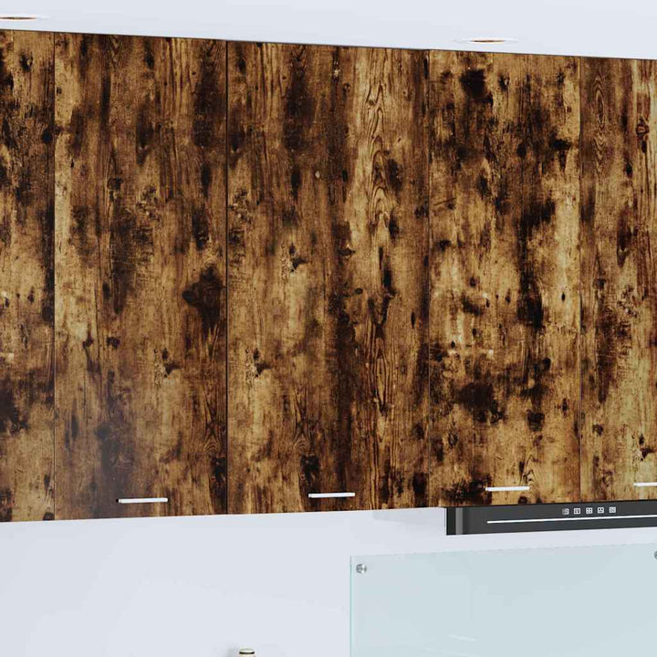 Hængeskab Røget Eg og Hvid 50 x 31 x 100 cm Konstrueret træ