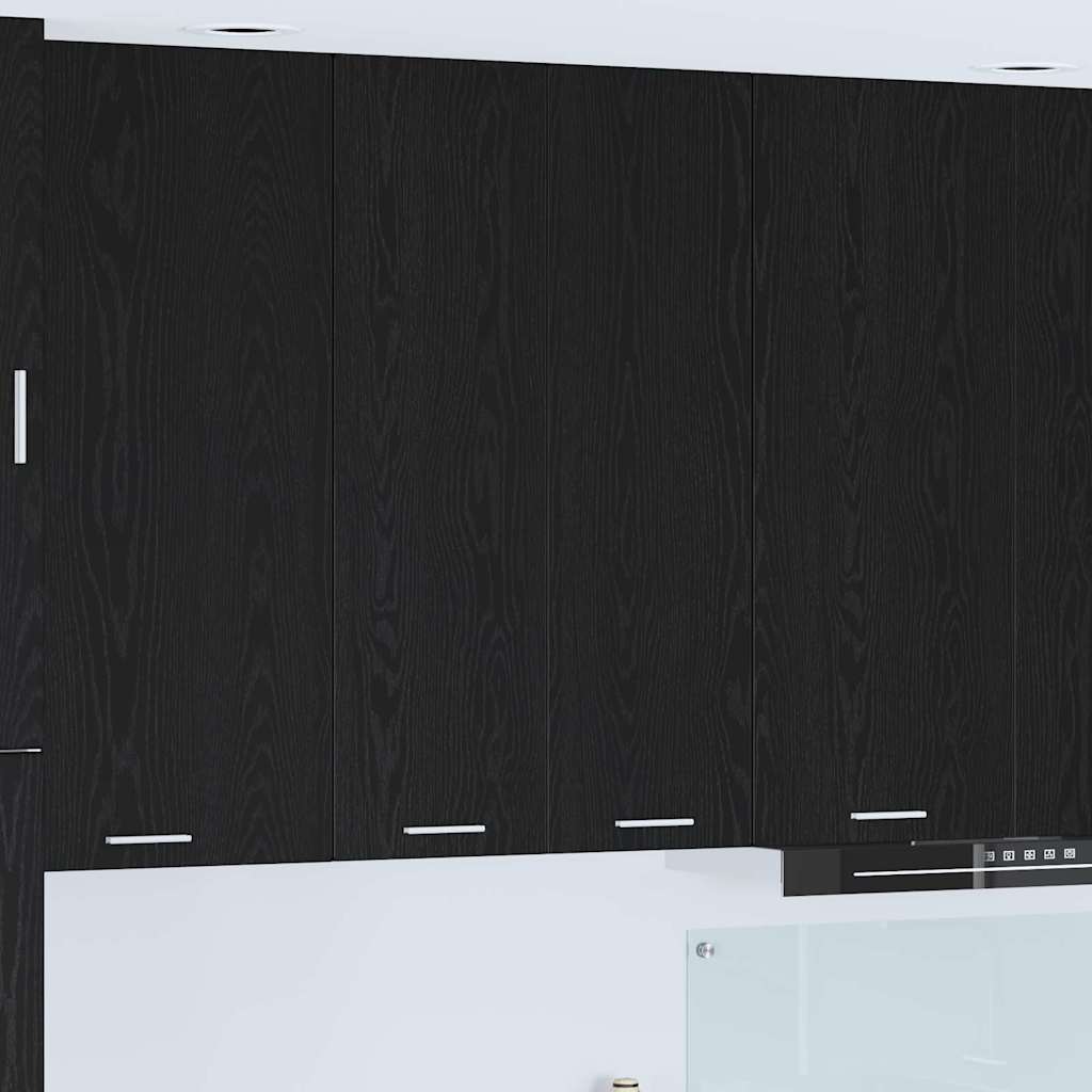 Hængeskab Sort eg 60 x 31 x 100 cm Konstrueret træ