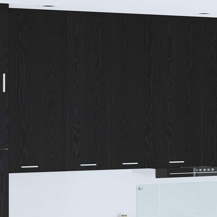 Hængeskab Sort eg 60 x 31 x 100 cm Konstrueret træ